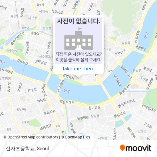 신자초등학교 map