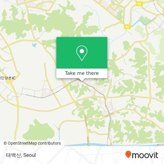 태백산 map