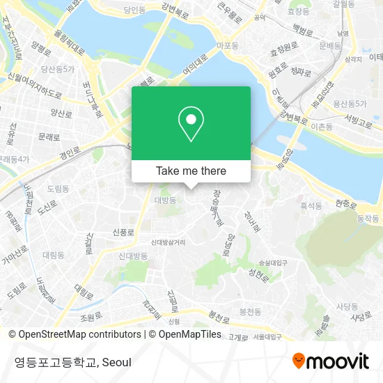 영등포고등학교 map