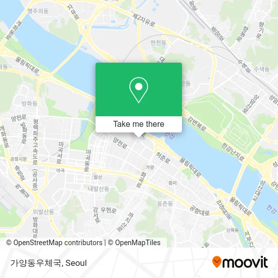 가양동우체국 map