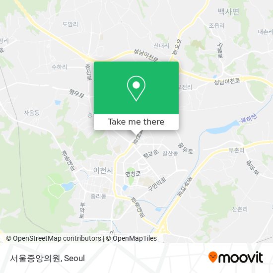 서울중앙의원 map