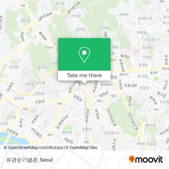 유관순기념관 map