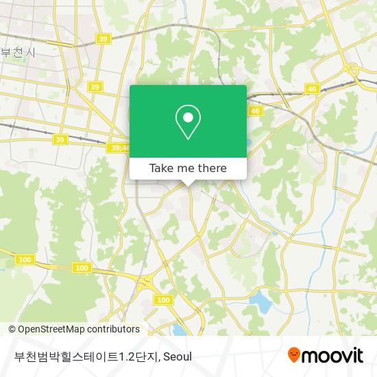 부천범박힐스테이트1.2단지 map