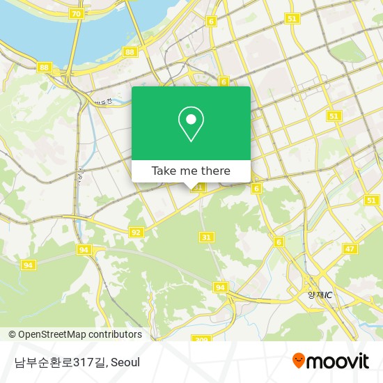 남부순환로317길 map