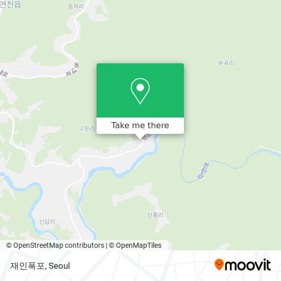 재인폭포 map