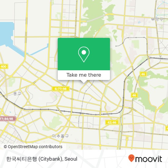 한국씨티은행 (Citybank) map