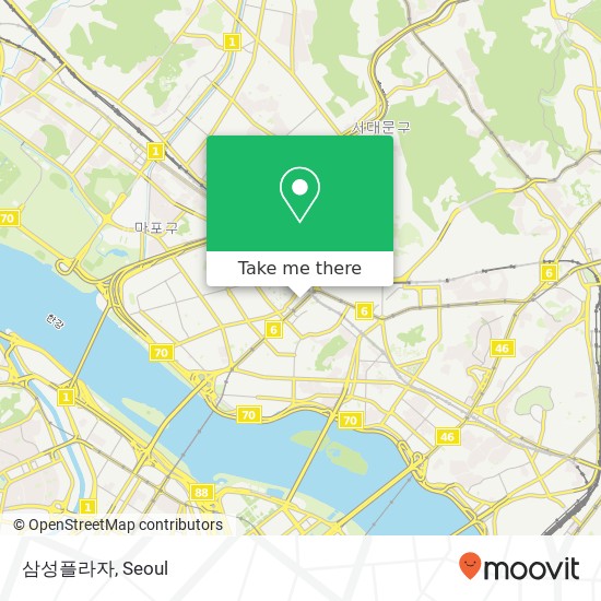 삼성플라자 map