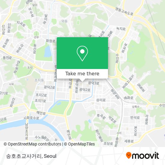 송호초교사거리 map