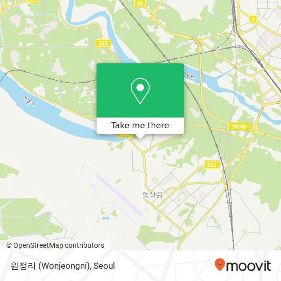 원정리 (Wonjeongni) map