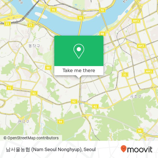 남서울농협 (Nam Seoul Nonghyup) map