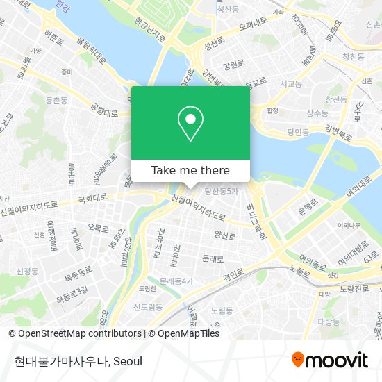 현대불가마사우나 map