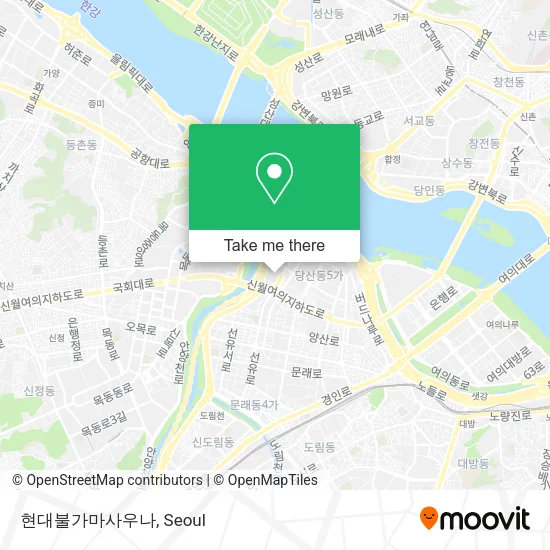 현대불가마사우나 map