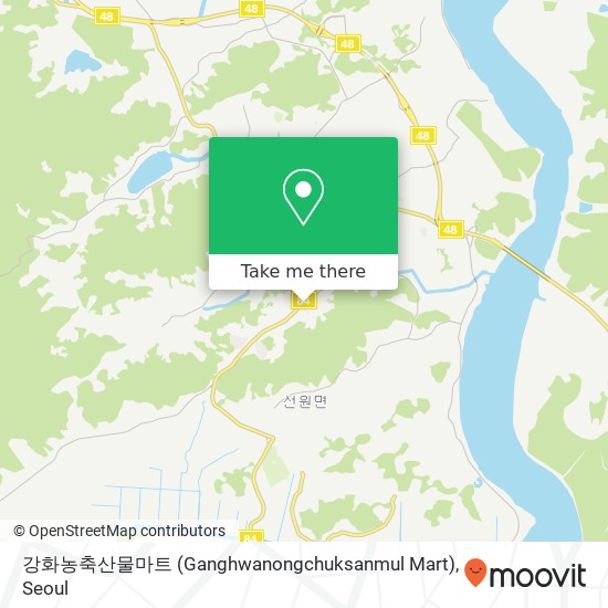 강화농축산물마트 (Ganghwanongchuksanmul Mart) map
