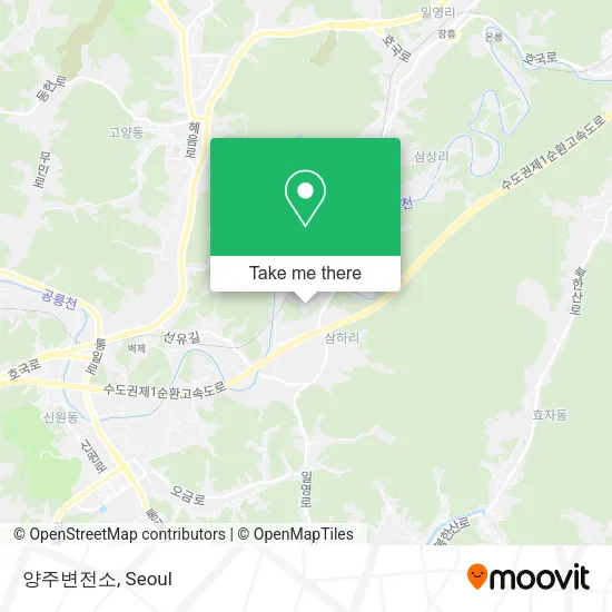 양주변전소 map