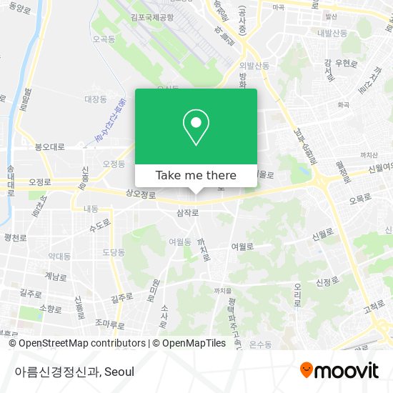 아름신경정신과 map