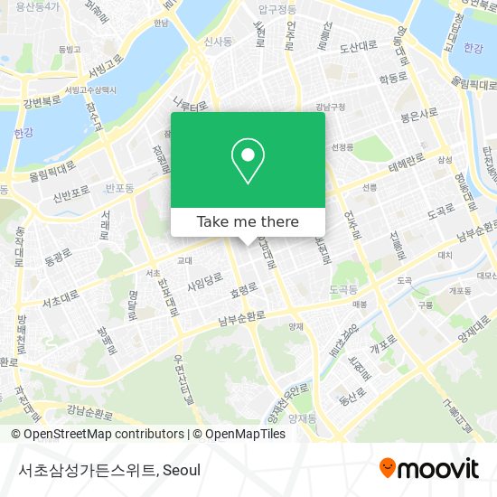 서초삼성가든스위트 map