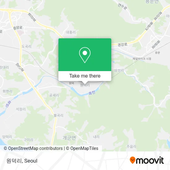 원덕리 map