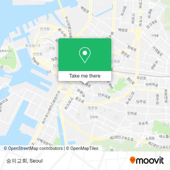 숭의교회 map