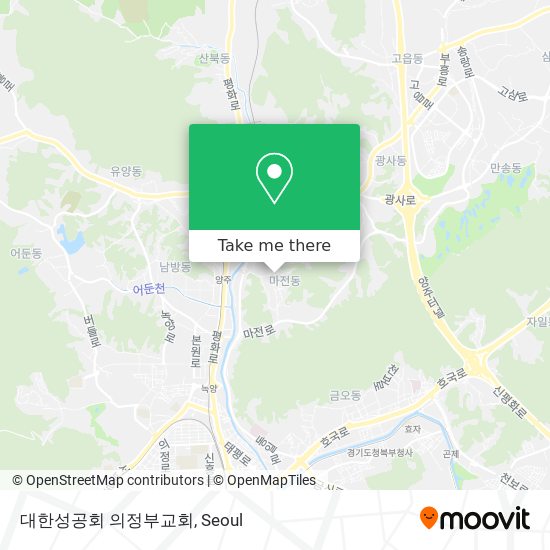 대한성공회 의정부교회 map