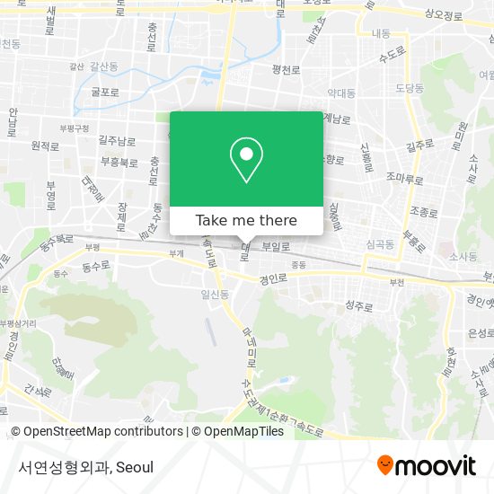 서연성형외과 map