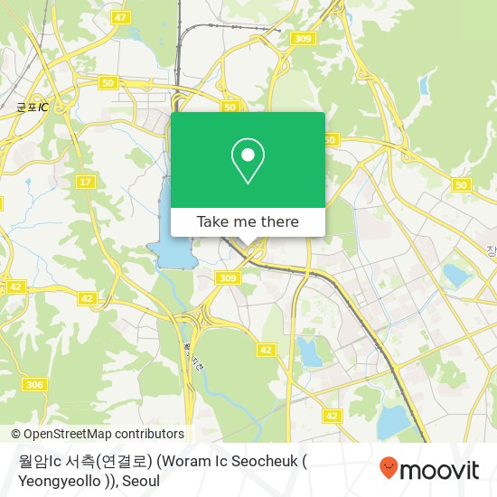 월암Ic 서측(연결로) (Woram Ic Seocheuk ( Yeongyeollo )) map