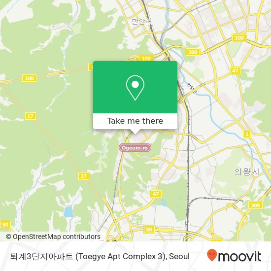 퇴계3단지아파트 (Toegye Apt Complex 3) map