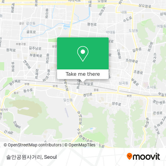 솔안공원사거리 map