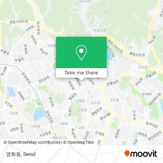 영화동 map