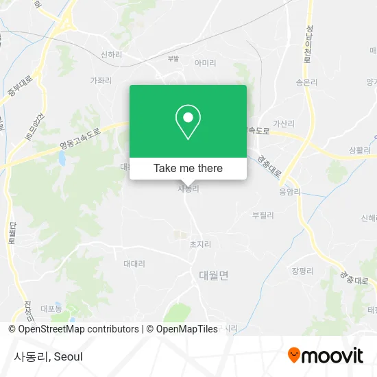 사동리 map