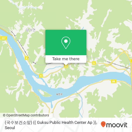 (국수보건소앞) (( Guksu Public Health Center Ap )) map