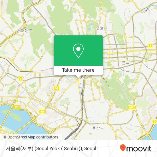 서울역(서부) (Seoul Yeok ( Seobu )) map