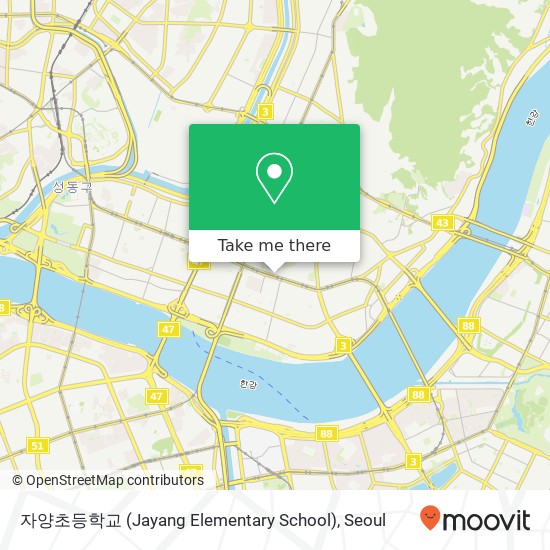 자양초등학교 (Jayang Elementary School) map