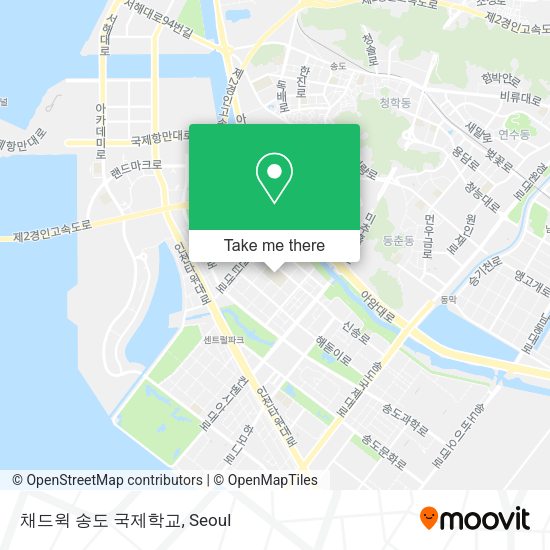 채드윅 송도 국제학교 map