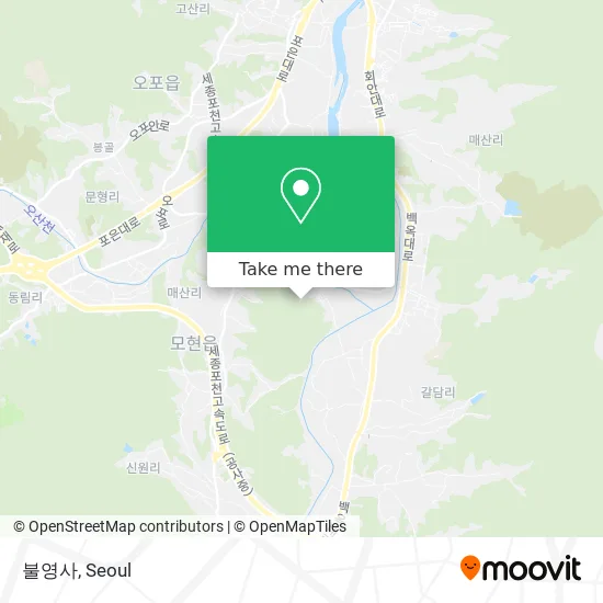 불영사 map