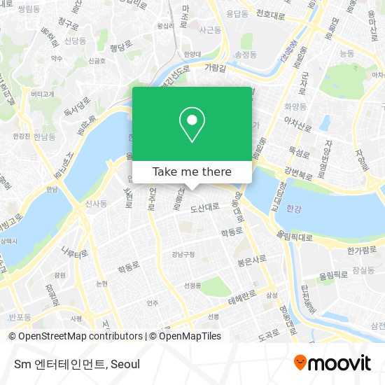 Sm 엔터테인먼트 map