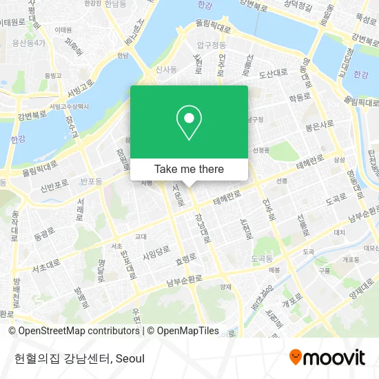 헌혈의집 강남센터 map