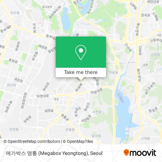 메가박스 영통 (Megabox Yeongtong) map