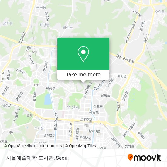 서울예술대학 도서관 map