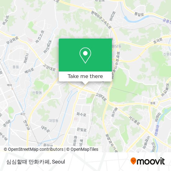 심심할때 만화카페 map