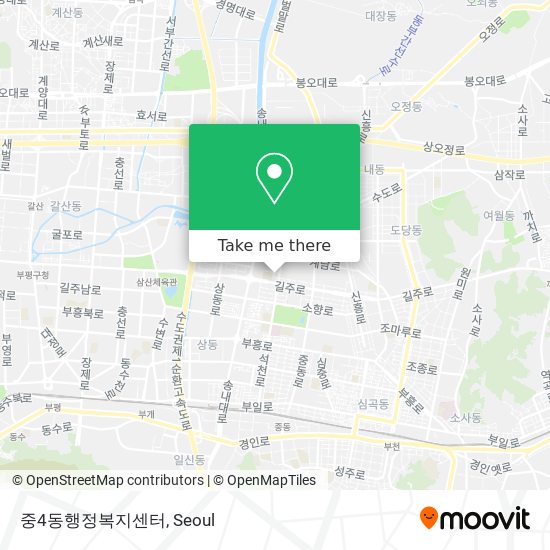 중4동행정복지센터 map