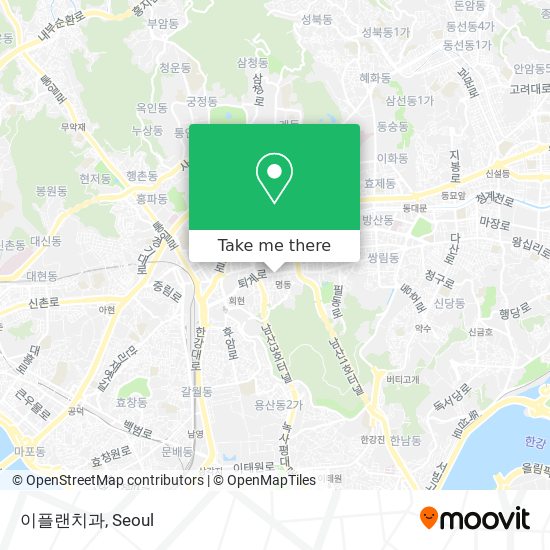 이플랜치과 map