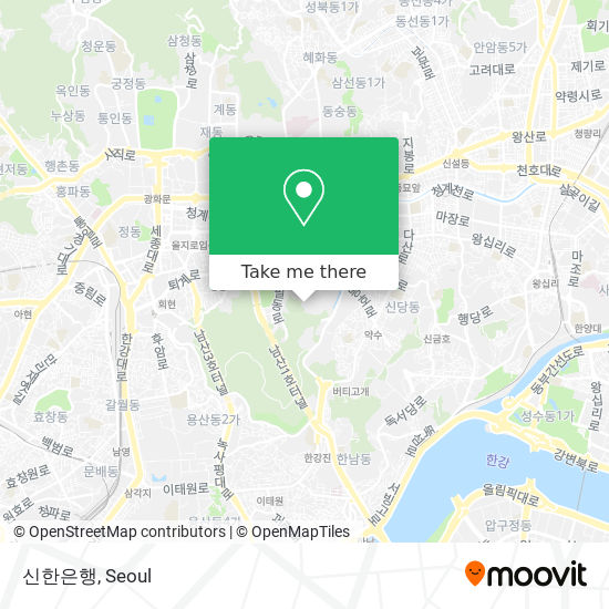 신한은행 map