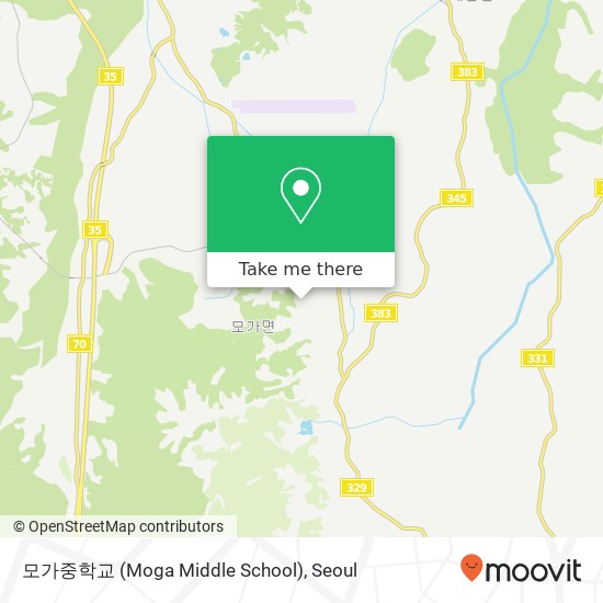 모가중학교 (Moga Middle School) map
