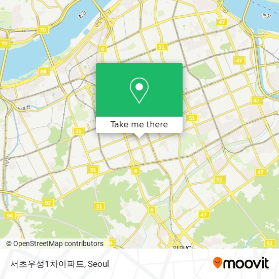 서초우성1차아파트 map