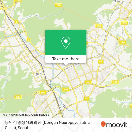 동안신경정신과의원 (Dongan Neuropsychiatric Clinic) map