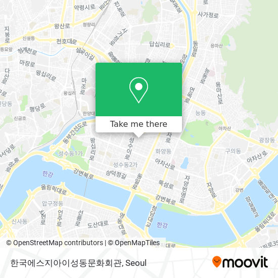 한국에스지아이성동문화회관 map