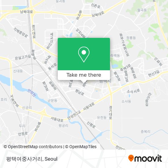 평택여중사거리 map