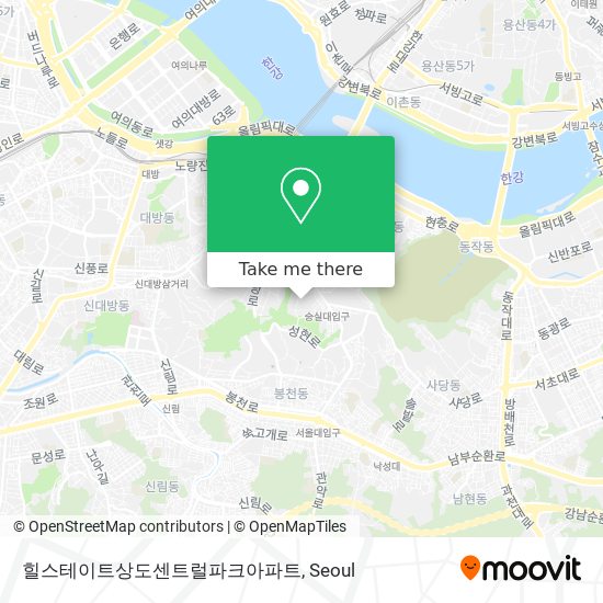 힐스테이트상도센트럴파크아파트 map