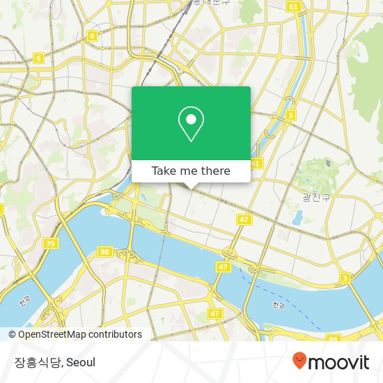 장흥식당 map