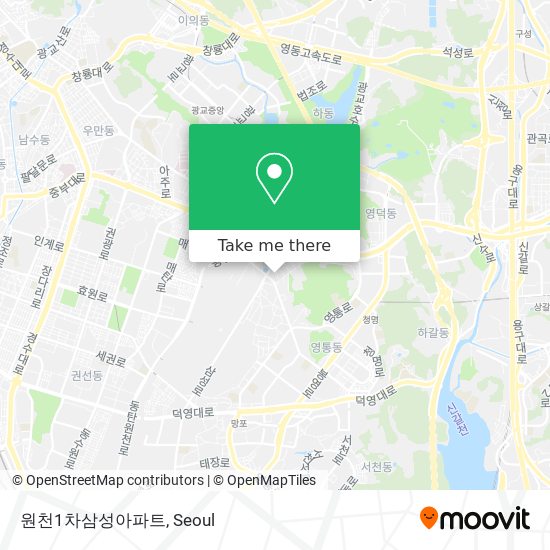 원천1차삼성아파트 map